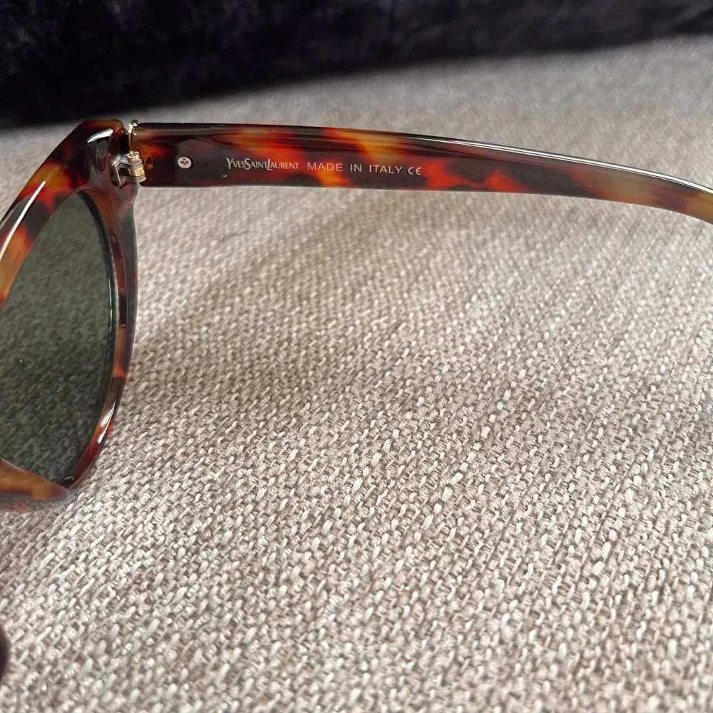 Saint Laurent YSL M115 Tortoise Shell Sunglasses - Picture 4 of 7